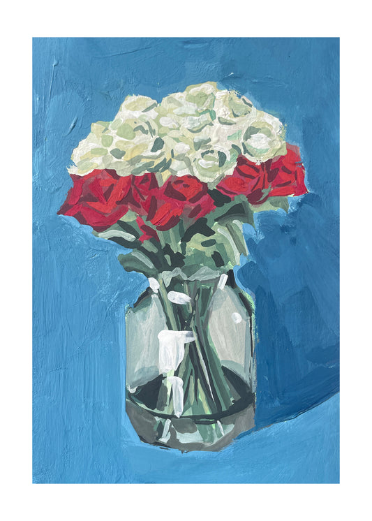 PRINT - "ROSE BOUQUET"